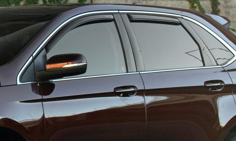 AVS 16-18 Kia Sorento Ventvisor In-Channel Front & Rear Window Deflectors 4pc - Smoke