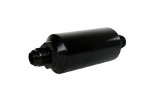 Load image into Gallery viewer, Aeromotive In-Line Filter - AN -10 size Male - 10 Micron Microglass Element - Bright-Dip Black