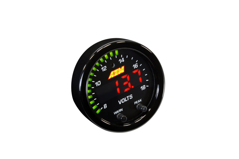 AEM X-Series 8-18V Volt Gauge