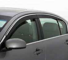 Load image into Gallery viewer, AVS 06-13 Lexus IS250 Ventvisor Low Profile Deflectors 4pc - Smoke w/Chrome Trim
